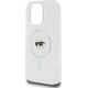 Karl Lagerfeld Karl Lagerfeld KLHMP16LHLSKIH iPhone 16 Pro 6.3" biały/white hardcase IML Metal Karl Head MagSafe