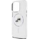 Karl Lagerfeld Karl Lagerfeld KLHMP14LHLSKCH iPhone 14 Pro 6.1" biały/white hardcase IML Metal Karl&Choupette Head MagSafe