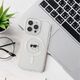 Karl Lagerfeld Karl Lagerfeld KLHMP16SHLSKIH iPhone 16 6.1" biały/white hardcase IML Metal Karl Head MagSafe