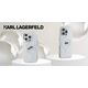 Karl Lagerfeld Karl Lagerfeld KLHMP14XHLSKCH iPhone 14 Pro Max 6.7" biały/white hardcase IML Metal Karl&Choupette Head MagSafe