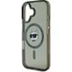 Karl Lagerfeld Karl Lagerfeld KLHMP16SHLSCHK iPhone 16 6.1" czarny/black hardcase IML Metal Choupette Head MagSafe