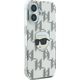Karl Lagerfeld Karl Lagerfeld KLHCP16SHKLPKHT iPhone 16 6.1" przezroczysty/transparent hardcase IML Karl Head Electroplated