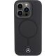 Mercedes Mercedes MEHMP15L23RCMK iPhone 15 Pro 6.1" czarny/black hardcase Smooth Leather MagSafe