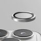 Uniq UNIQ Optix Aluminium Camera Lens Protector iPhone 16 Pro 6.3" / 16 Pro Max 6.9" iridescent szkło na obiektyw aparatu z aplikatorem