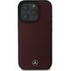 Mercedes Mercedes MEHMP16L23RBARR iPhone 16 Pro 6.3" czerwony/red hardcase Textured And Plain Leather MagSafe