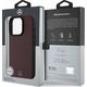 Mercedes Mercedes MEHMP16L23RBARR iPhone 16 Pro 6.3" czerwony/red hardcase Textured And Plain Leather MagSafe