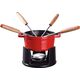 STAUB Mini zestaw do fondue Staub - 10 cm, Czerwony
