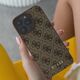 Guess Guess GUHCP16XG4GFBR iPhone 16 Pro Max 6.9" brązowy/brown hard case 4G Classic