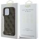Guess Guess GUHCP16XG4GFBR iPhone 16 Pro Max 6.9" brązowy/brown hard case 4G Classic
