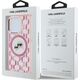 Karl Lagerfeld Karl Lagerfeld KLHMP15LHMCKMHP iPhone 15 Pro 6.1" różowy/pink IML Monogram Karl&Choupette Head MagSafe