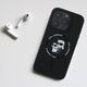 Karl Lagerfeld Karl Lagerfeld KLHMP16SSCMKCRHU iPhone 16 6.1" fioletowy/purple hardcase Silicone Karl&Choupette Ring MagSafe