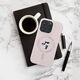 Karl Lagerfeld Karl Lagerfeld KLHMP16SSCMKCRHU iPhone 16 6.1" fioletowy/purple hardcase Silicone Karl&Choupette Ring MagSafe