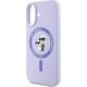 Karl Lagerfeld Karl Lagerfeld KLHMP16SSCMKCRHU iPhone 16 6.1" fioletowy/purple hardcase Silicone Karl&Choupette Ring MagSafe