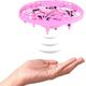 Jokomisiada Latający dysk dron z światłem led sterowany ręką RC0653 RO