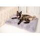 Mimikoko MIMIKO Pets Legowisko Shaggy prostokątne XXL 115x75cm szare