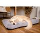 Mimikoko MIMIKO Pets Legowisko Shaggy prostokątne XXL 115x75cm szare