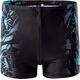 AquaWave Dziecięce bokserki kąpielowe Aquawave ATOS JR black scuba blue logo print rozmiar 164