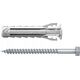 Fischer FISCHER dowels with screws SX Plus S, 14x70 mm, 2 pcs.