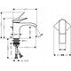 Bateria umywalkowa Hansgrohe Washbasin mixer Hansgrohe Vivenis 80, 75010700, white matt