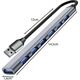HUB USB Iso Trade HUB USB- 1 port 3.2 + 6 portów 2.0 Izoxis 24374