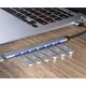 HUB USB Iso Trade HUB USB- 1 port 3.2 + 6 portów 2.0 Izoxis 24374