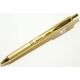 Pentel Pentel EnerGel BL407X-A Tintenroller 0,7 mm mit Druckmechanismus Stahl | Gold