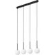 Lampa wisząca TKKRYWULT TK Lighting Martin 4503 lampa wisząca zwis 4x6W G9 czarna/biała