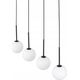 Lampa wisząca TKKRYWULT TK Lighting Martin 4503 lampa wisząca zwis 4x6W G9 czarna/biała