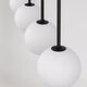 Lampa wisząca TKKRYWULT TK Lighting Martin 4503 lampa wisząca zwis 4x6W G9 czarna/biała
