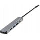HUB USB Fixed Fixed | 5-port USB-C HUB Mini for laptops and tablets | FIXHU-MN-GR | Gray