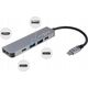 HUB USB Fixed Fixed | 5-port USB-C HUB Mini for laptops and tablets | FIXHU-MN-GR | Gray