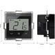 Salus Internetowy, podtynkowy regulator temperatury do ramki 55x55, czarny