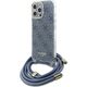Guess Guess GUHCP16XHC4SEB iPhone 16 Pro Max    6.9" niebieski/blue hardcase Crossbody Cord 4G Print