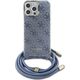 Guess Guess GUHCP16XHC4SEB iPhone 16 Pro Max    6.9" niebieski/blue hardcase Crossbody Cord 4G Print
