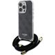 Guess Guess GUHCP16LHC4SEK iPhone 16 Pro 6.3"   czarny/black hardcase Crossbody Cord 4G Print