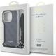 Guess Guess GUHCP16LHC4SEK iPhone 16 Pro 6.3"   czarny/black hardcase Crossbody Cord 4G Print