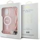 Guess Guess GUHMP16XHCTSGNSP iPhone 16 Pro Max  6.9" różowy/pink hardcase Crossbody Cord Script MagSafe