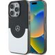 Mercedes Mercedes MEHMP16X23HBIGK iPhone 16 Pro    Max 6.9" czarny srebrny/black silver hardcase Doubel Layer BiColor MagSafe