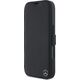 Mercedes Mercedes MEBKP16S23RBGVK iPhone 16 6.1"   czarny/black bookcase Leather Wood Imitation