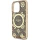Guess Guess GUHMP16XH4PYEEW iPhone 16 Pro Max   6.9" brązowy/brown hardcase IML Peony On 4G Background MagSafe