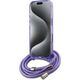 Guess Guess GUHMP16XHCTSGNSU iPhone 16 Pro Max  6.9" fioletowy/purple hardcase Crossbody Cord Script MagSafe