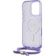 Guess Guess GUHMP16XHCTSGNSU iPhone 16 Pro Max  6.9" fioletowy/purple hardcase Crossbody Cord Script MagSafe