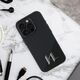 Karl Lagerfeld Karl Lagerfeld KLHMP16SSCMKMPCK iPhone    16 6.1" czarny/black hardcase Silicone Shadow Metal Initial MagSafe