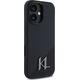 Karl Lagerfeld Karl Lagerfeld KLHMP16SSCMKMPCK iPhone    16 6.1" czarny/black hardcase Silicone Shadow Metal Initial MagSafe