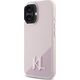 Karl Lagerfeld Karl Lagerfeld KLHMP16SSCMKMPCP iPhone    16 6.1" różowy/pink hardcase Silicone Shadow Metal Initial MagSafe