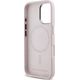 Karl Lagerfeld Karl Lagerfeld KLHMP16SSCMKMPCP iPhone    16 6.1" różowy/pink hardcase Silicone Shadow Metal Initial MagSafe
