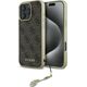 Guess Guess GUHCP16LGF4GBR iPhone 16 Pro 6.3"   brązowy/brown hardcase 4G Charms Collection