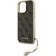 Guess Guess GUHCP16LGF4GBR iPhone 16 Pro 6.3"   brązowy/brown hardcase 4G Charms Collection