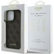 Guess Guess GUHCP16LGF4GBR iPhone 16 Pro 6.3"   brązowy/brown hardcase 4G Charms Collection