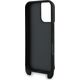 Karl Lagerfeld Karl Lagerfeld KLHCP16SSAKCPBK iPhone 16  6.1" czarny/black hardcase Saffiano Karl&Choupette Metal Pin CBDY Strap